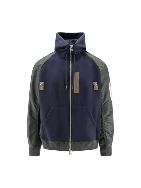 Bluza z kapturem Sacai z twillu