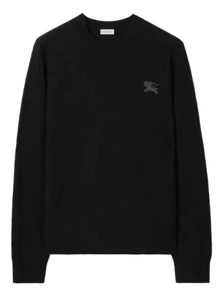 Pulover Burberry de lână cu autograf negru