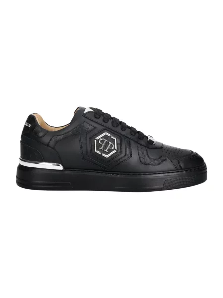 Sneakersy Philipp Plein skórzane czarne