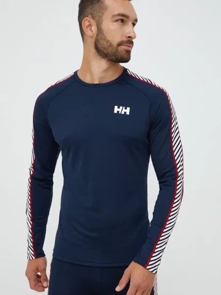 Helly Hansen funkcionális hosszú ujjú ing Lifa Active sötétkék sima fekete