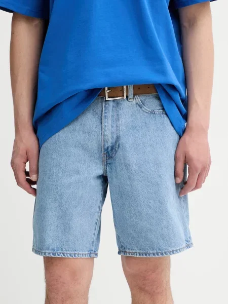 Дънков къс панталон Levi's мъжки сиво