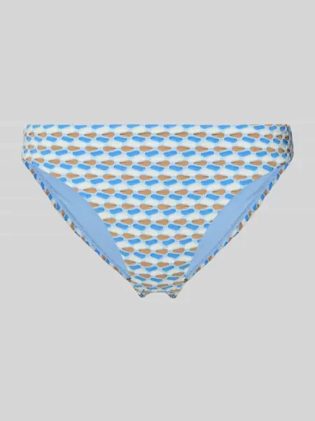 Figi bikini we wzór na całej powierzchni model MALA' Seafolly niebieskie