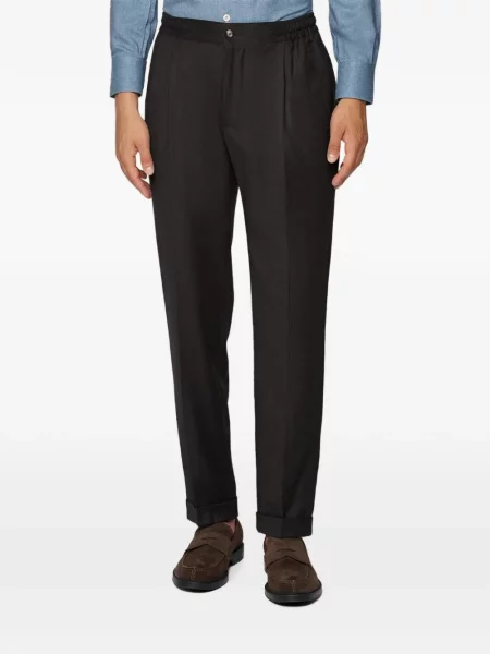 Pantaloni Kiton maro