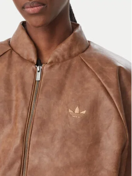 Adidas Dirbtinės odos striukė Sst ruda