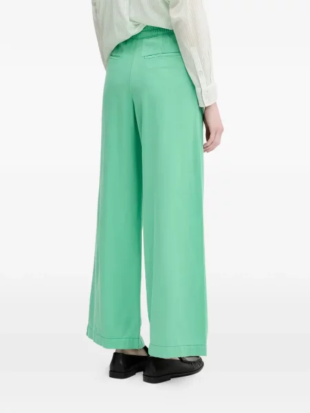 Pantaloni palazzo Benetton verde