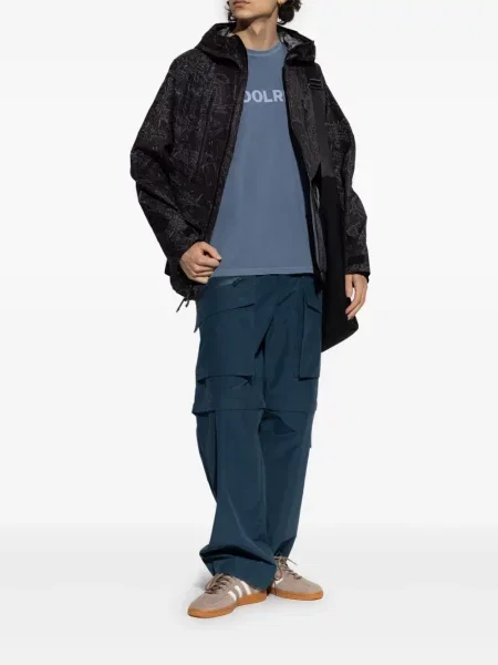 Tricou Woolrich cu imagine albastru