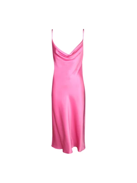 Sukienka midi Stella Mccartney bez rękawów różowa
