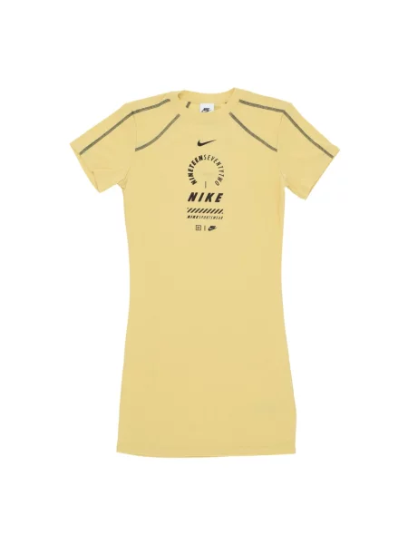 Lekka sukienka Nike żółta