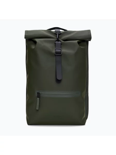 Mestský batoh Rains Rolltop W3 13 l zelený