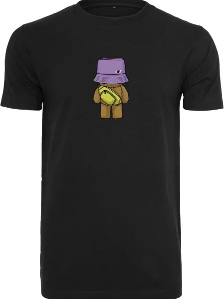 Mister Tee Tricou maro / galben / lila negru