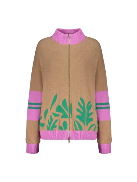 Kardigan Herno brązowy