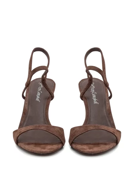 Sandale Jeffrey Campbell din piele de căprioară maro