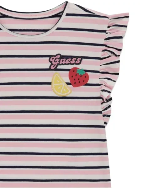 Dětské top Guess bílý