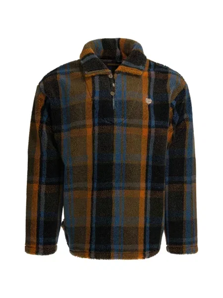 Pulover Human Made în carouri maro