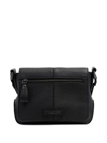 Kožna crossbody torba The Bridge crna