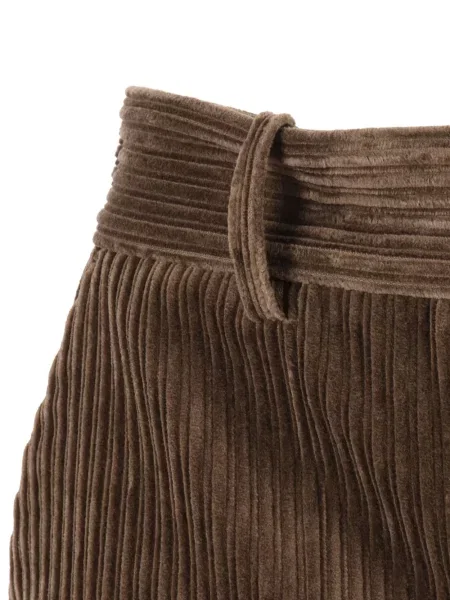 Pantaloni scurți P.a.r.o.s.h. plisate maro