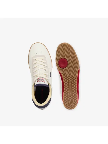 Lacoste Skórzane Sneakersy Aura biały