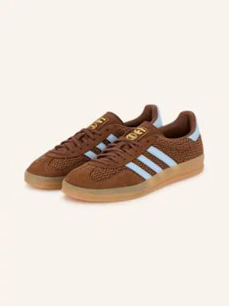 Sneakersy Adidas Originals skórzane brązowe
