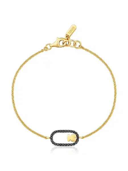 Pozlačena zapestnica Tous zlata