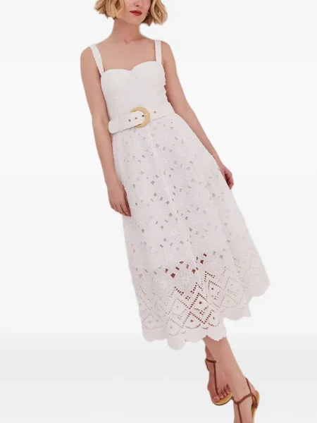 Rochie midi Cara Cara alb