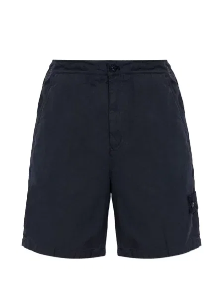 Pantaloni scurți Stone Island cu strasuri albastru