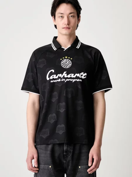 Carhartt WIP S/S Terrace Football tricou pentru bărbați alb