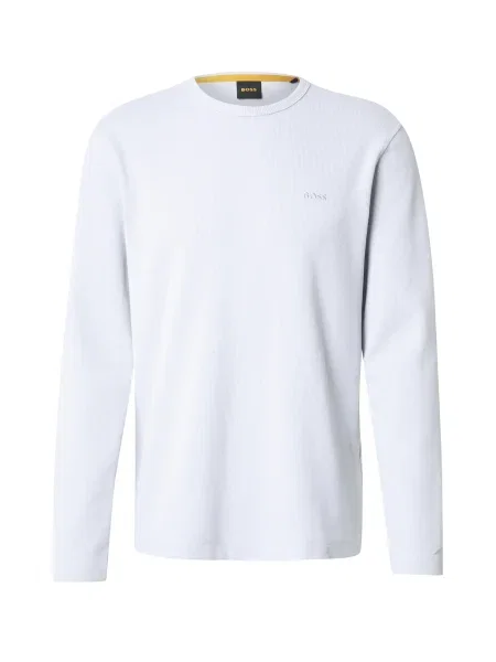 Tričko Boss s dlouhými rukávy béžové