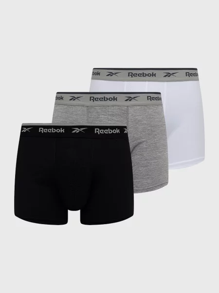 Reebok Boxeri bărbați negru alb