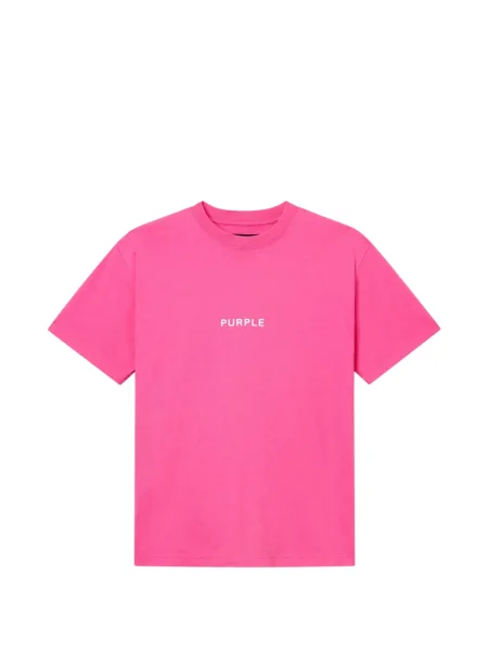 Tricou Purple Brand cu decolteu rotund violet