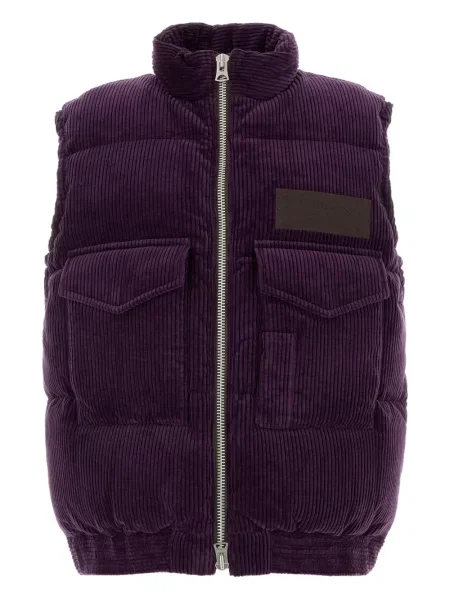 Vestă Sacai de catifea cord violet