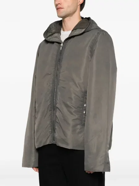 Geacă Rick Owens Drkshdw cu glugă gri