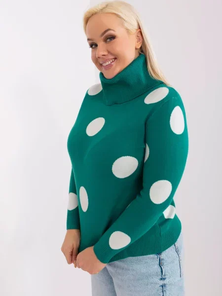 Dlhý sveter Fashionhunters s dlhými rukávmi modrá