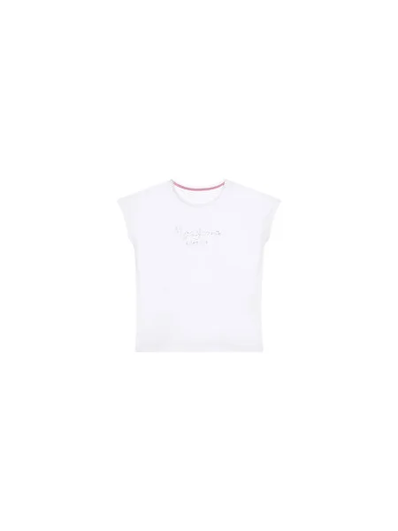 Pepe Jeans Póló Nuria Regular Fit fehér