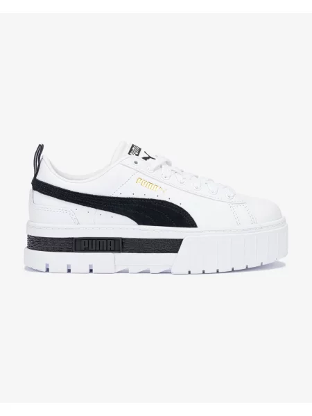 Puma Pantofi Mayze cu platformă alb