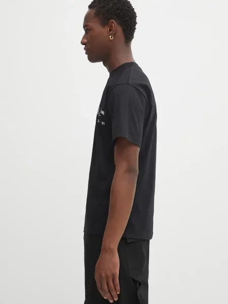 Футболка Heliot Emil з принтом чорна