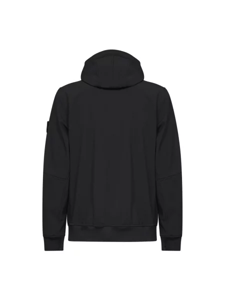 Lekka kurtka Stone Island z kamieniami czarna
