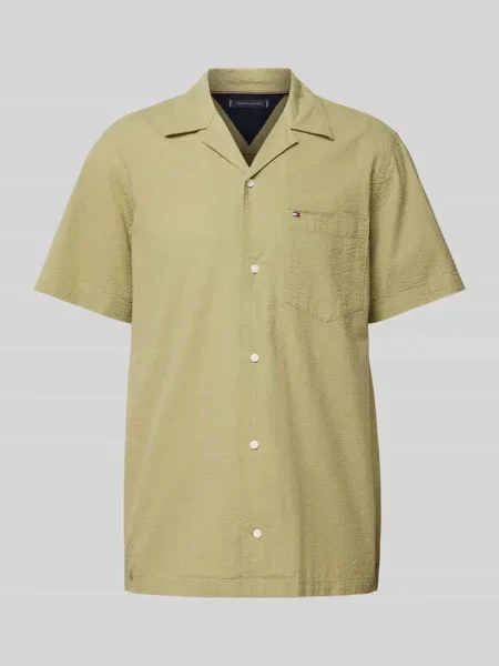 Koszula casualowa o kroju regular fit z wyhaftowanym logo Tommy Hilfiger