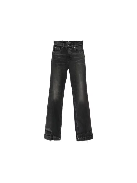 Jeansy straight leg Haikure czarne