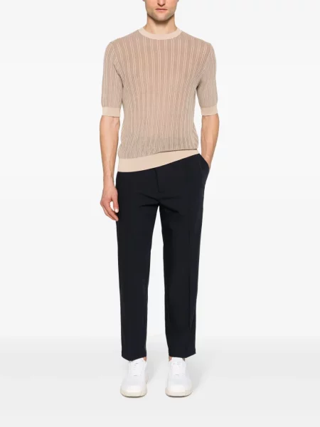 Siaurėjantys kelnės Emporio Armani mėlyna