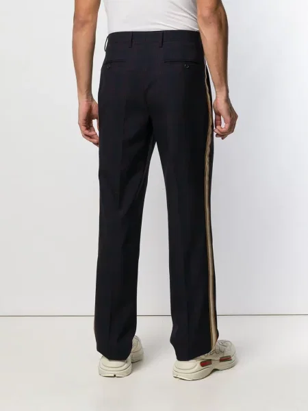 Pantaloni Calvin Klein în carouri albastru