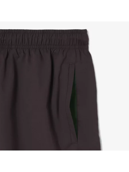 Lacoste Szorty Kąpielowe Szybkoschnące brązowy