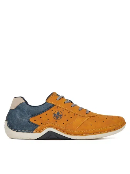 Sneakersy Rieker brązowe