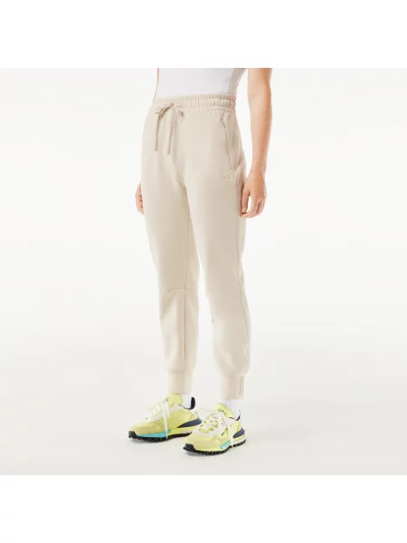 Зауженные спортивные штаны Lacoste красные