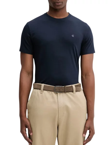 Tricou Calvin Klein Jeans albastru