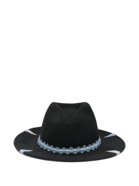 Pălărie The Hat Gang cu broderie negru