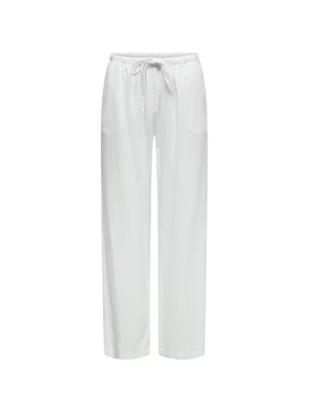 Lanene hlače Jdy bijela