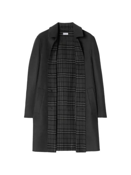 Palton Burberry de lână gri