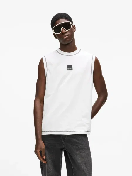 KARL LAGERFELD JEANS Majica črna bela