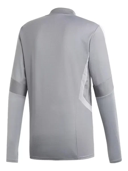 Pruhované krajkové pruhované tričko Adidas s vázáním šedé