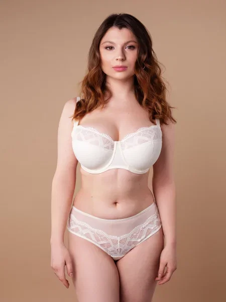 Труси brabrabra молочний поліамід/еластан